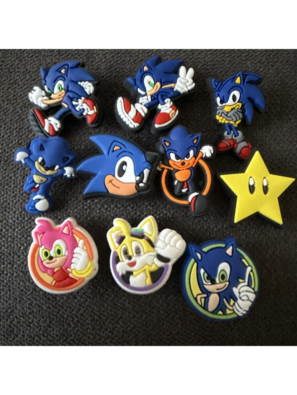 Sonic the Hedgehog & friends Crocs Shoe & Accessories charms set of 10